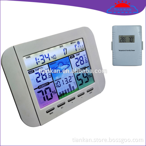 The newest large LCD color screen wireless Weather Station